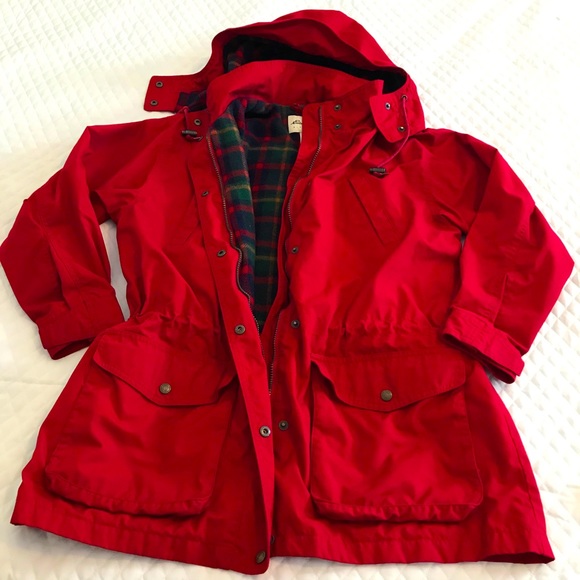 Eddie Bauer Jackets & Blazers - Eddie Bauer Vintage 90’s Red Jacket Hood Winter